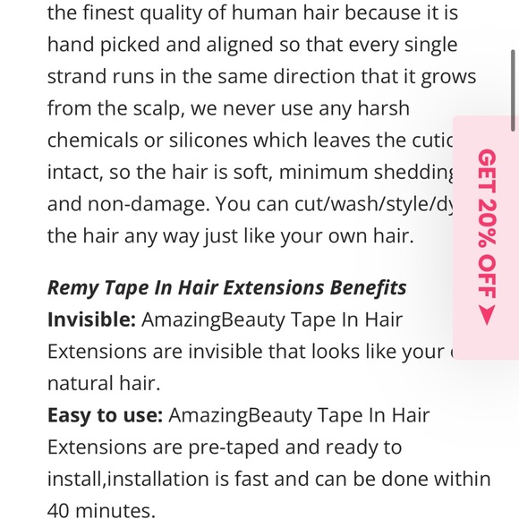 New in box Amazing hair beauty extensions Platinum blonde 16” Amazing deal!! - Picture 10 of 11